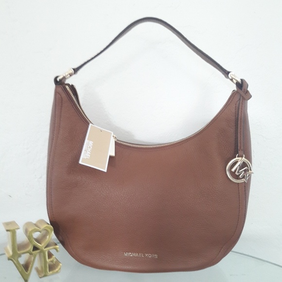 NWT MICHAEL KORS LEATHER LYDIA MEDIUM SHOULDER BAG - Picture 6 of 8